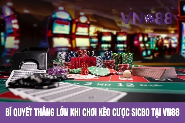 Thắng lớn với kèo cược Sicbo tại Casino trực tuyến Vn88 3 Bí quyết thắng lớn khi chơi kèo cược Sicbo tại Vn88
